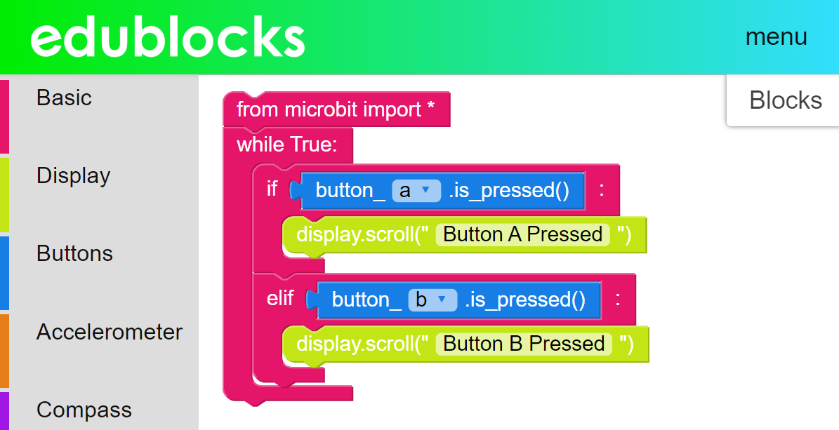 EduBlocks Blocks