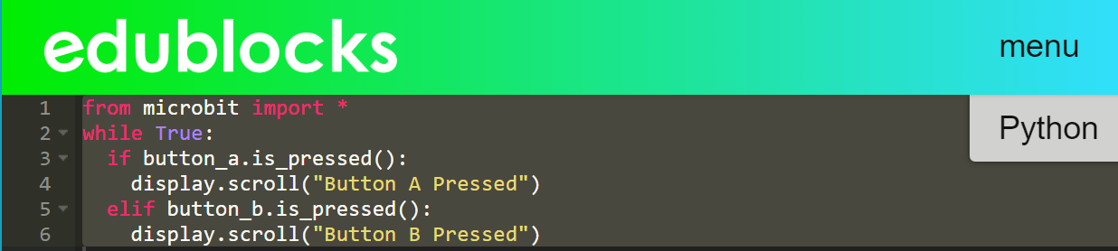 EduBlocks Python